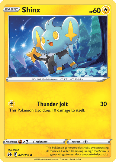 Shinx, Crown Zenith 40