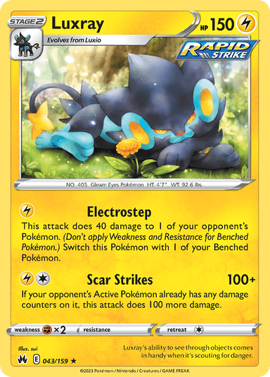 Luxray, Crown Zenith 43