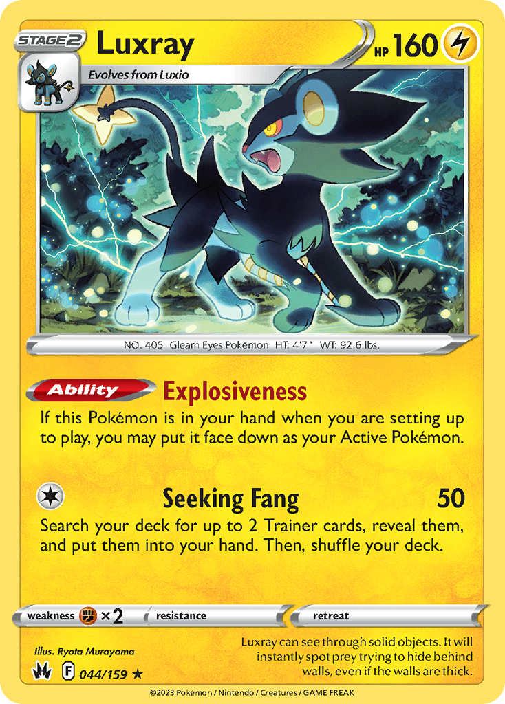 Luxray, Crown Zenith 44