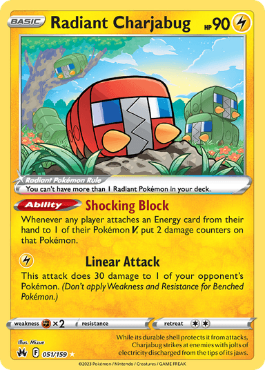 Radiant Charjabug, Crown Zenith 51