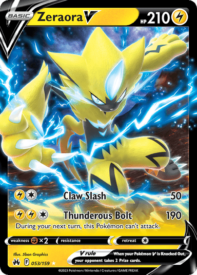 Zeraora V, Crown Zenith 53