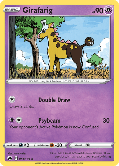 Girafarig, Crown Zenith 61