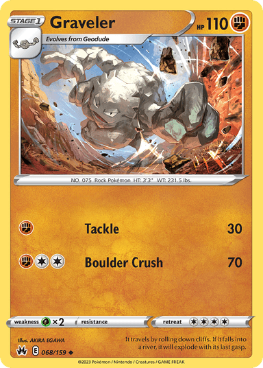 Graveler, Crown Zenith 68