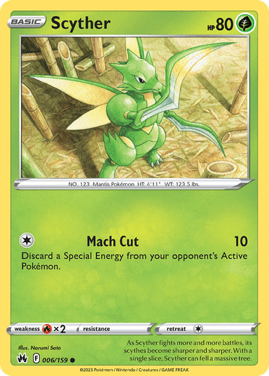 Scyther, Crown Zenith 6
