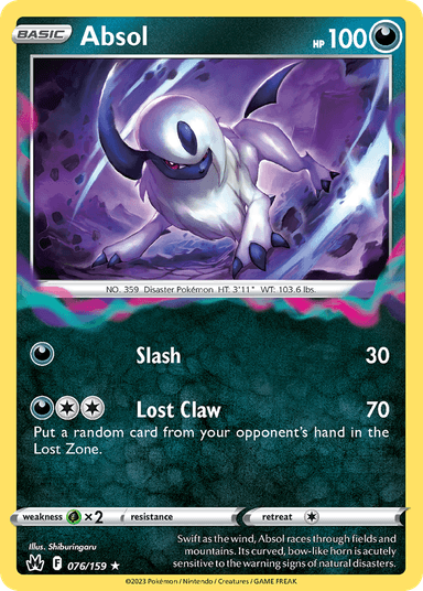 Absol, Crown Zenith 76