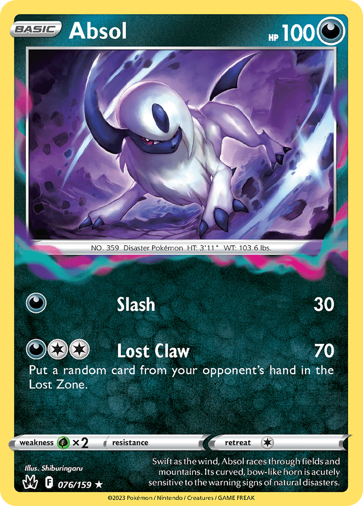 Absol, Crown Zenith 76