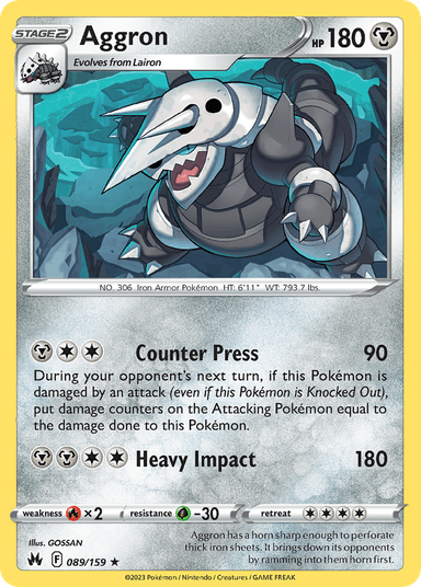 Aggron, Crown Zenith 89