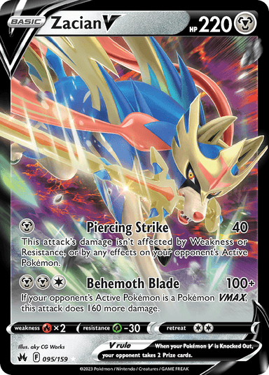 Zacian V, Crown Zenith 95