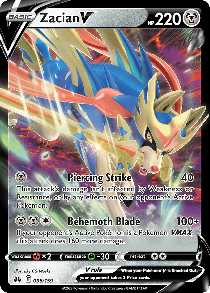 Zacian V, Crown Zenith 95