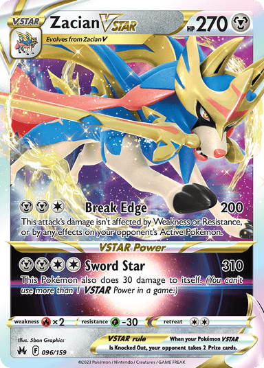 Zacian VSTAR, Crown Zenith 96