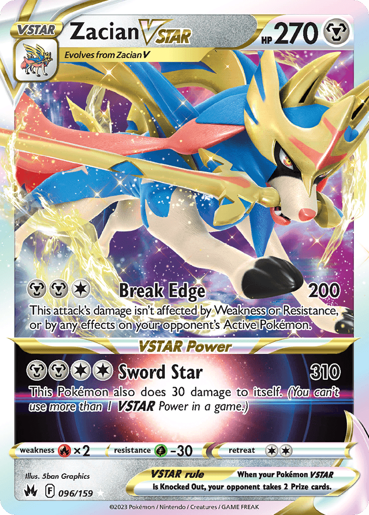 Zacian VSTAR, Crown Zenith 96