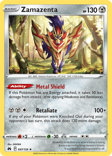 Zamazenta, Crown Zenith 97