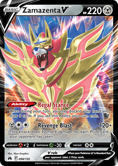 Zamazenta V, Crown Zenith 98