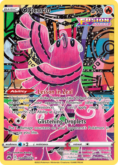 Oricorio, Crown Zenith Galarian Gallery GG04