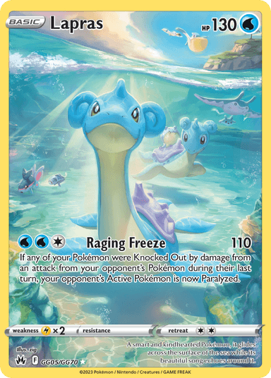 Lapras, Crown Zenith Galarian Gallery GG05