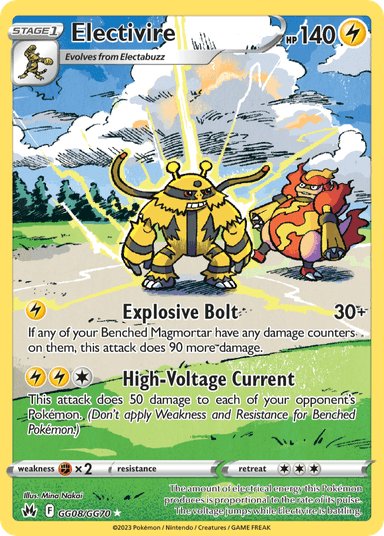 Electivire, Crown Zenith Galarian Gallery GG08