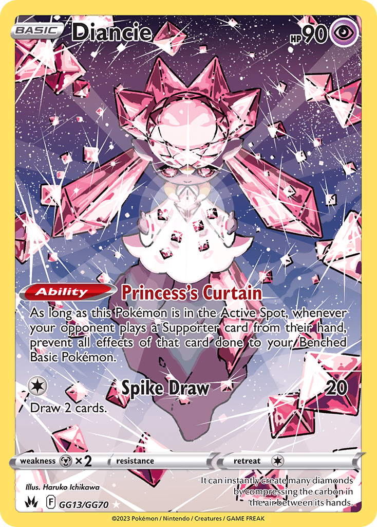 Diancie, Crown Zenith Galarian Gallery GG13