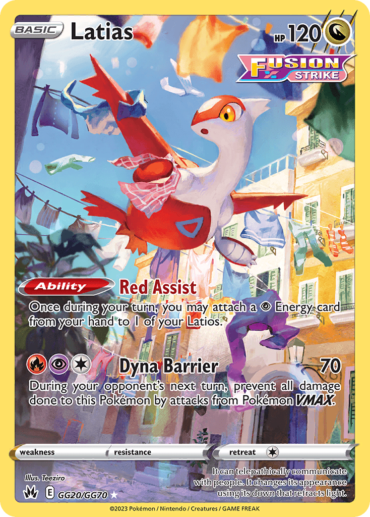 Latias, Crown Zenith Galarian Gallery GG20