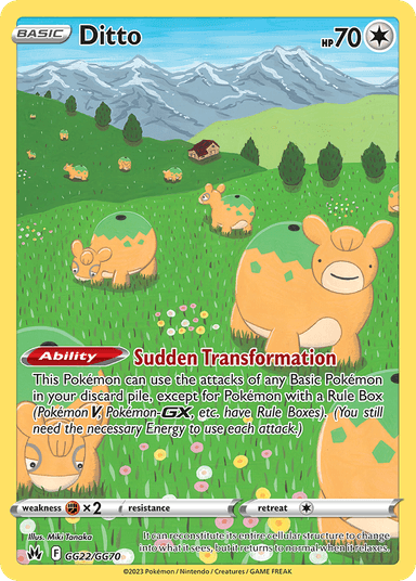 Ditto, Crown Zenith Galarian Gallery GG22