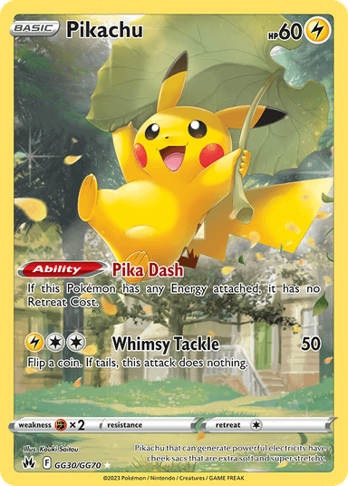 Pikachu, Crown Zenith Galarian Gallery GG30