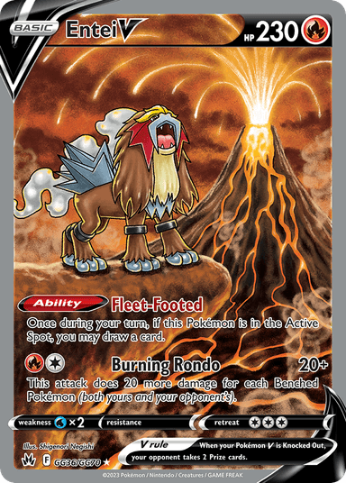 Entei V, Crown Zenith Galarian Gallery GG36
