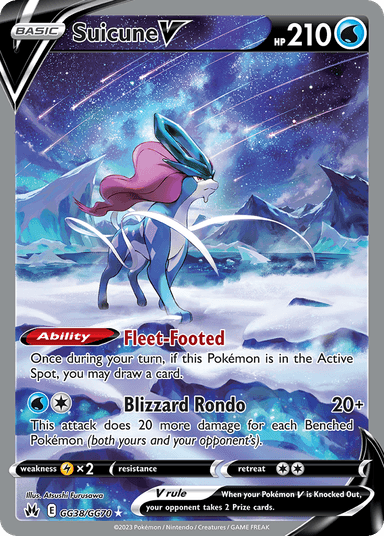 Suicune V, Crown Zenith Galarian Gallery GG38