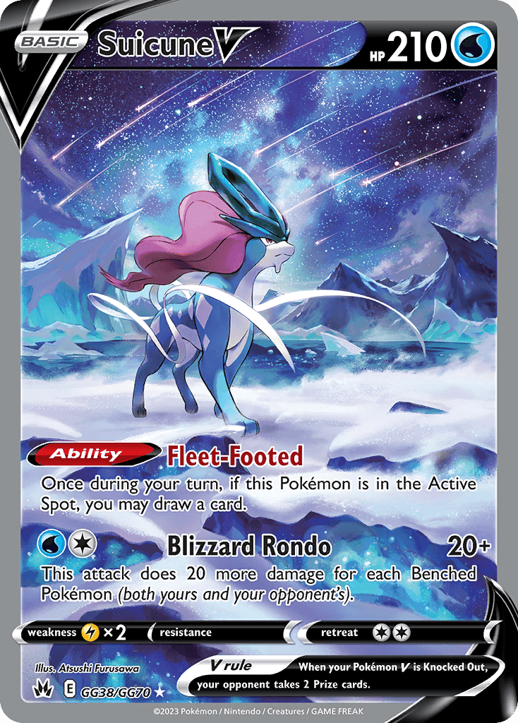 Suicune V, Crown Zenith Galarian Gallery GG38