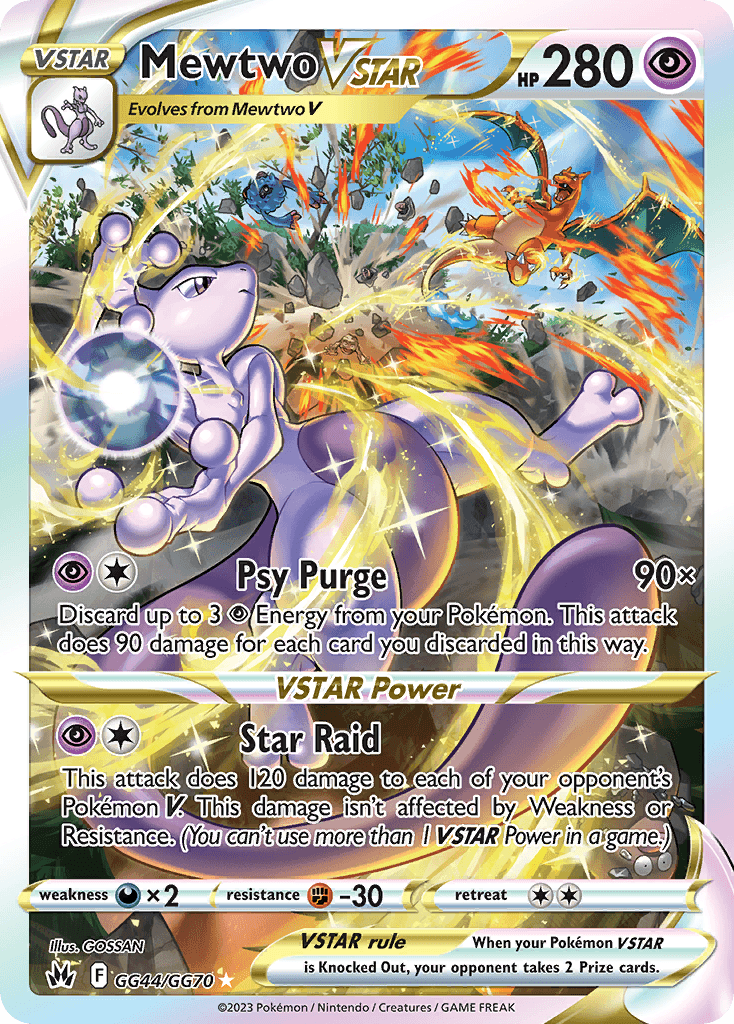Mewtwo VSTAR, Crown Zenith Galarian Gallery GG44