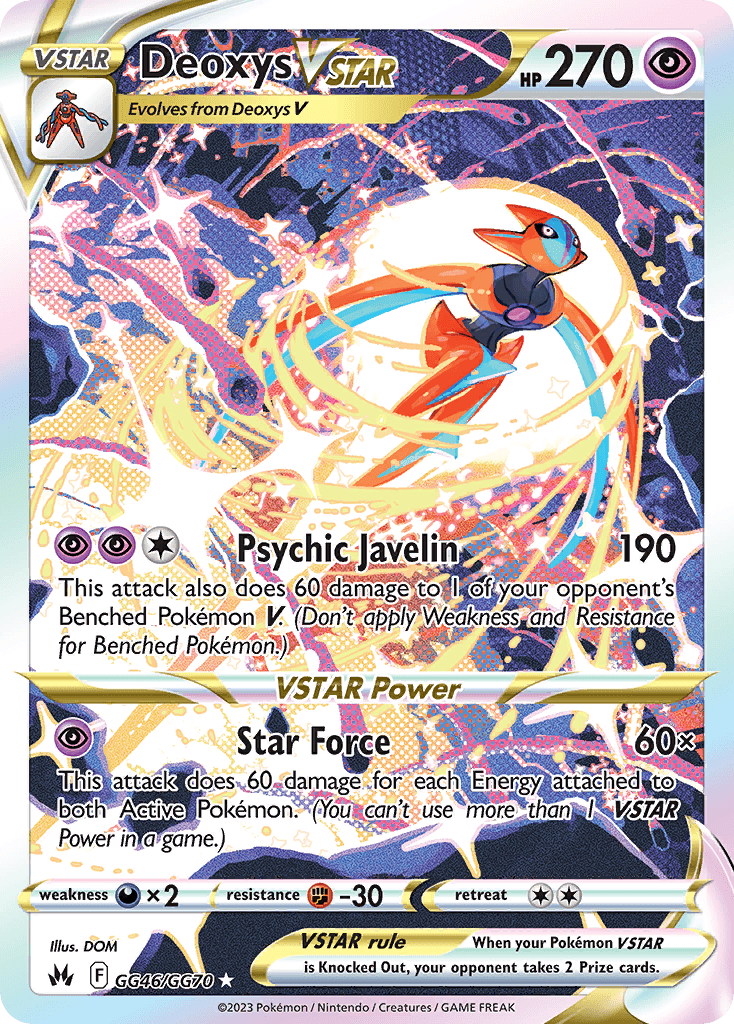 Deoxys VSTAR, Crown Zenith Galarian Gallery GG46