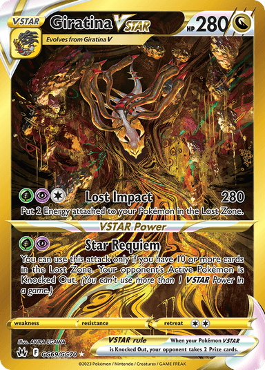 Giratina VSTAR, Crown Zenith Galarian Gallery GG69