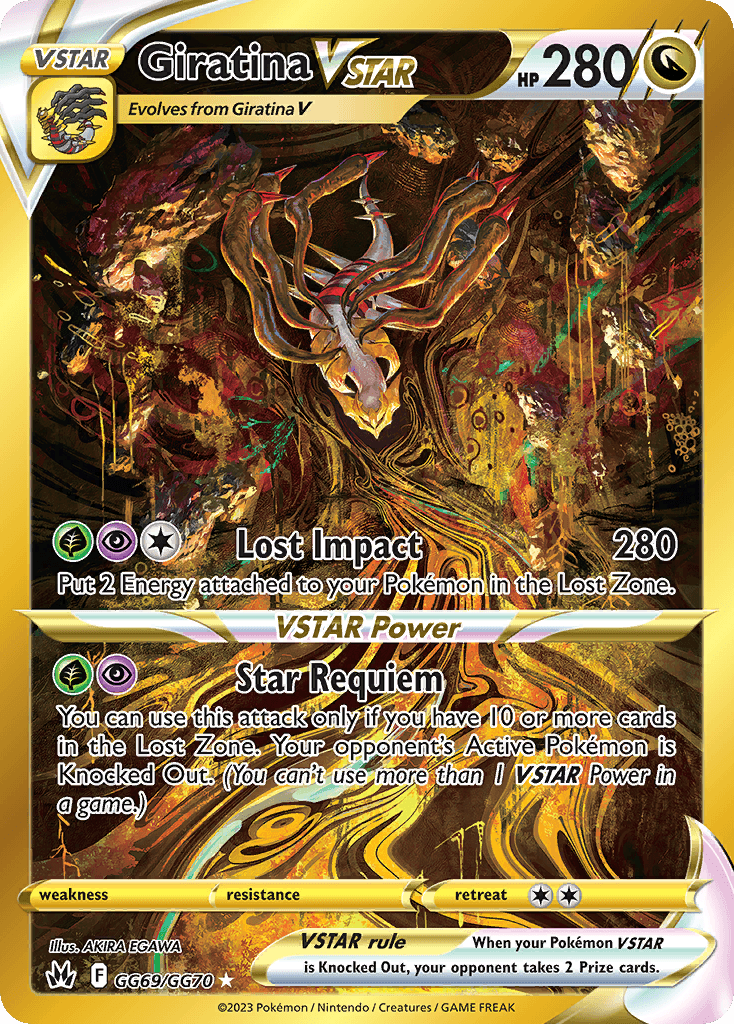 Giratina VSTAR, Crown Zenith Galarian Gallery GG69