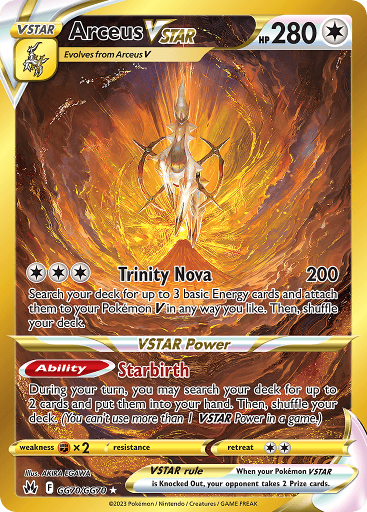 Arceus VSTAR, Crown Zenith Galarian Gallery GG70
