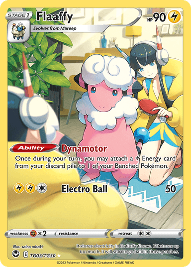 Flaaffy, Silver Tempest Trainer Gallery TG03