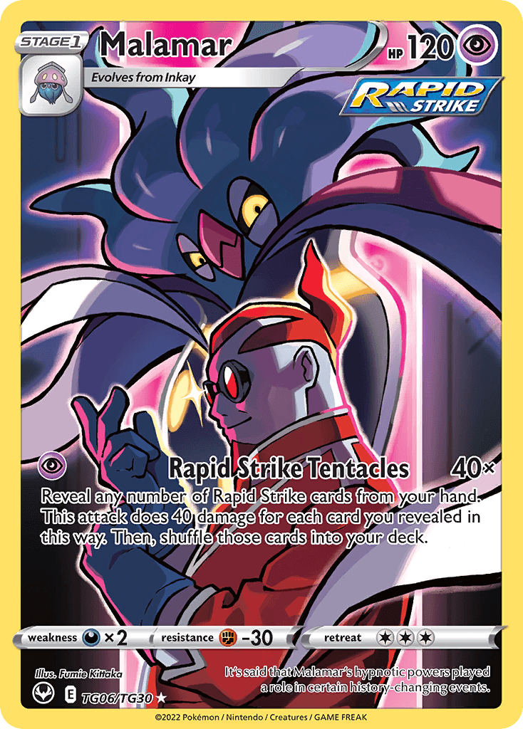 Malamar, Silver Tempest Trainer Gallery TG06