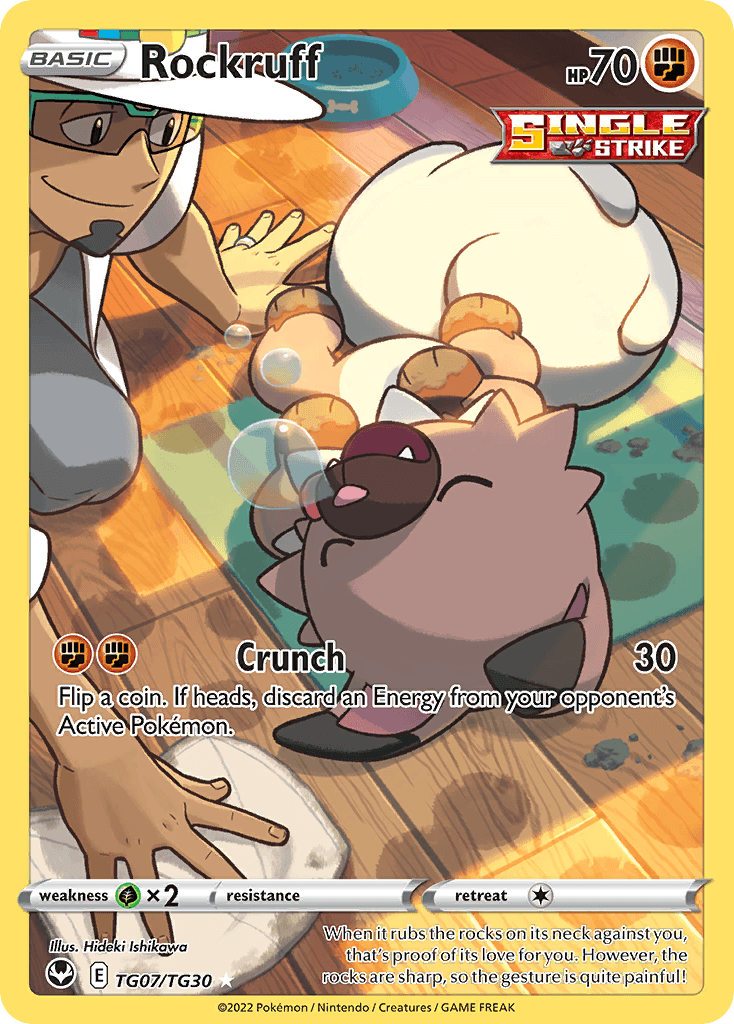 Rockruff, Silver Tempest Trainer Gallery TG07