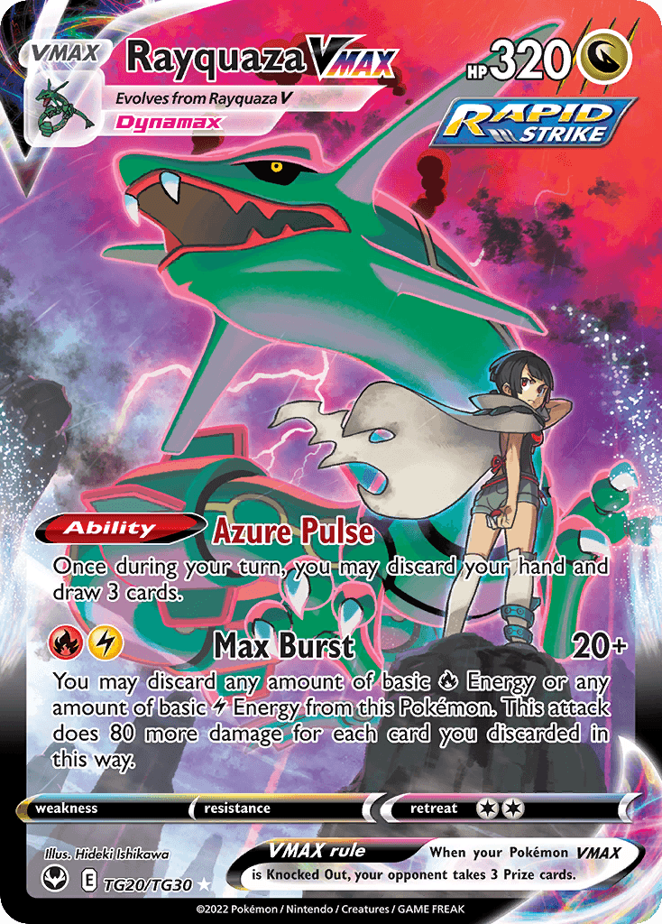Rayquaza VMAX, Silver Tempest Trainer Gallery TG20