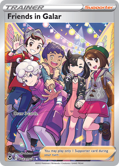 Friends in Galar, Silver Tempest Trainer Gallery TG23