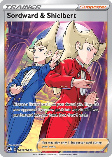 Sordward & Shielbert, Silver Tempest Trainer Gallery TG28