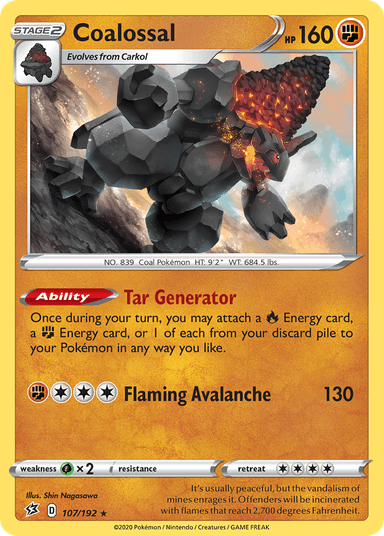 Coalossal, Rebel Clash 107