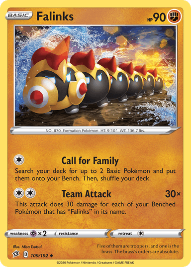 Falinks, Rebel Clash 109