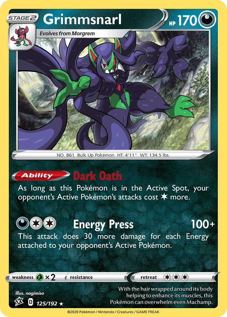 Grimmsnarl, Rebel Clash 125