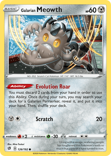 Galarian Meowth, Rebel Clash 126