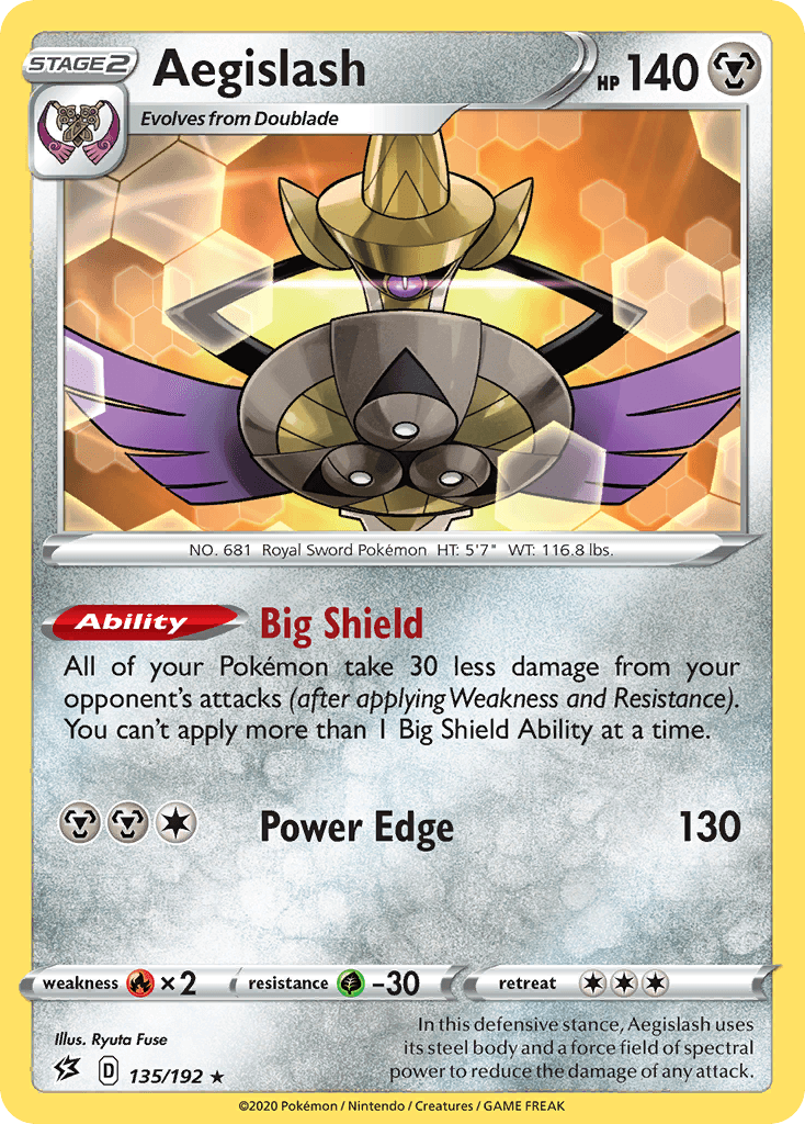 Aegislash, Rebel Clash 135