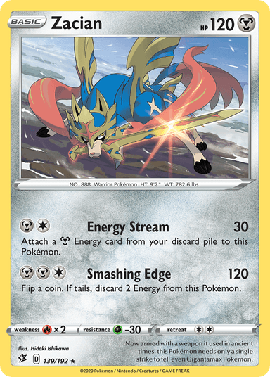 Zacian, Rebel Clash 139