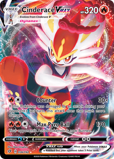 Cinderace VMAX, Rebel Clash 36