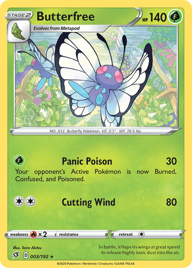 Butterfree, Rebel Clash 3
