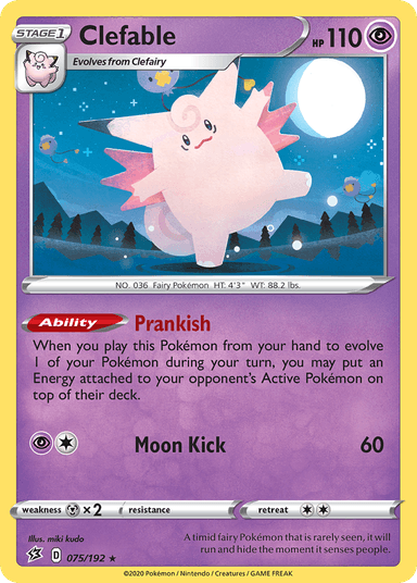 Clefable, Rebel Clash 75