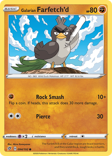 Galarian Farfetch'd, Rebel Clash 94