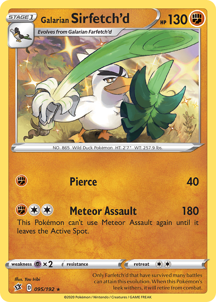 Galarian Sirfetch'd, Rebel Clash 95