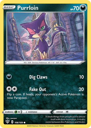 Purrloin, Darkness Ablaze 106